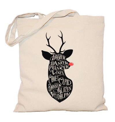 Torba świąteczna Imiona reniferów