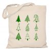 Torba świąteczna Choinki zielone