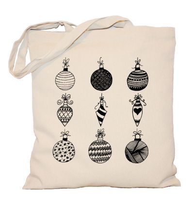 Torba świąteczna Bombki