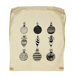 Worek świąteczny bombki