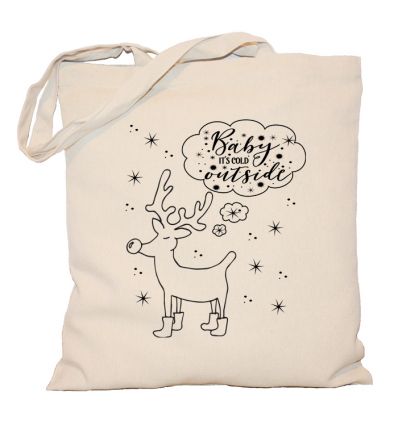 Torba świąteczna Renifer