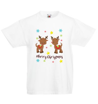 Koszulka świąteczna Reniferki