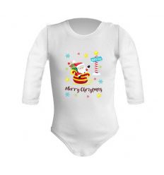 Świąteczne body Mikołaj na biegunie