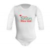 Body świąteczne I am on the Santa's nice list