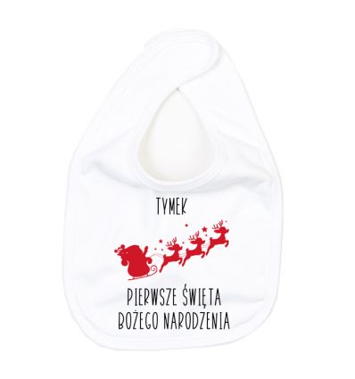 Śliniak Pierwsze święta Bożego Narodzenia z imieniem