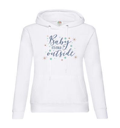 Bluza z kapturem Baby it's cold outside
