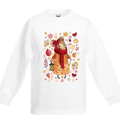 Bluza świąteczna Pani Myszka