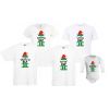 Zestaw koszulek świątecznych z elfem