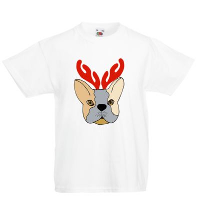 Koszulka świąteczny buldog