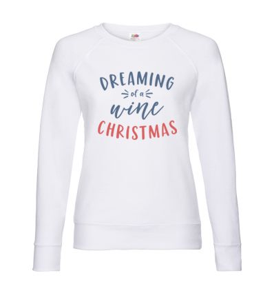 Bluza damska Dreaming of a wine Christmas