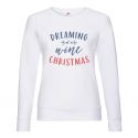 Bluza damska Dreaming of a wine Christmas