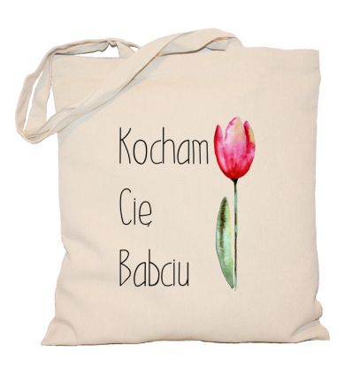 Torba bawełniana Kocham Cię Babciu