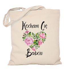 Torba bawełniana Kocham Cię Babciu