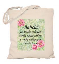 Torba Babcia jest przyjacielem z listkami