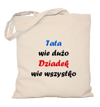 Torba bawełniana Dziadek wie wszystko