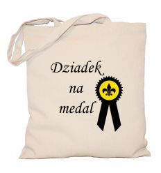 Torba bawełniana Dziadek na medal