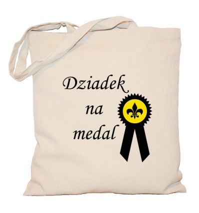 Torba bawełniana Dziadek na medal