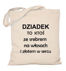 Torba Dziadek to ktoś ze srebrem na włosach