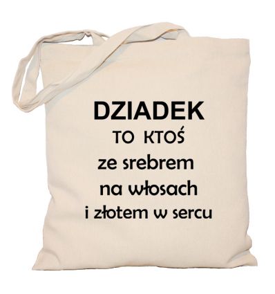 Torba Dziadek to ktoś ze srebrem na włosach
