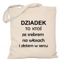Torba Dziadek to ktoś ze srebrem na włosach