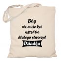 Torba bawełniana Bóg nie może być wszędzie