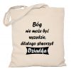 Torba bawełniana Bóg nie może być wszędzie