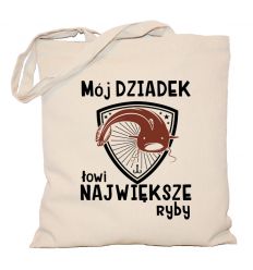 Torba Mój dziadek łowi największe ryby