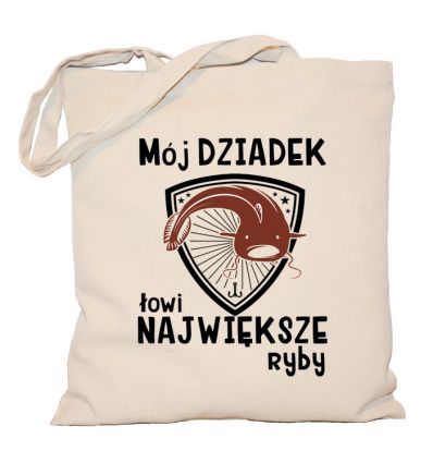 Torba Mój dziadek łowi największe ryby