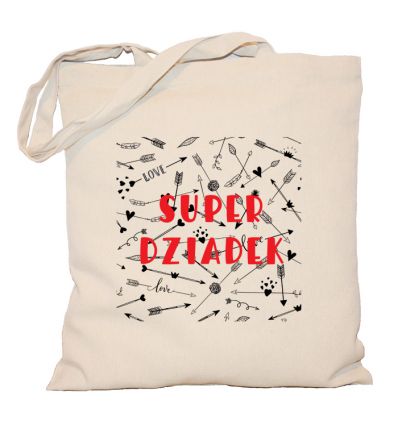Torba Super Dziadek ze strzałkami
