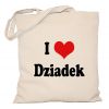 Torba bawełniana I serce dziadek