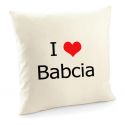 Poszewka I love babcia