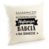 Poszewka Najlepsza Babcia na świecie
