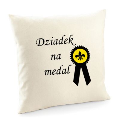 Poszewka Dziadek na medal