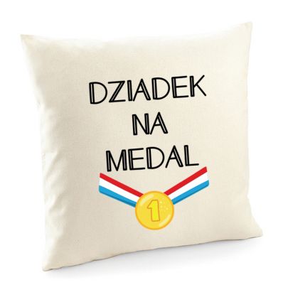Poszewka Dziadek na medal