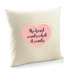 Poduszka Serce The heart wants