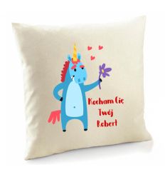 Poduszka na walentynki Kocham Cię z imieniem