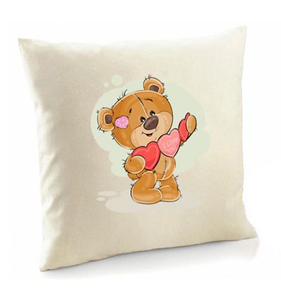 Poszewka Miś z laurką