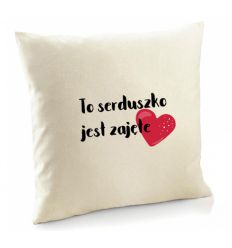 Poszewka To serduszko jest zajęte