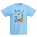 Koszulka urodzinowa z imieniem - 2 latka
