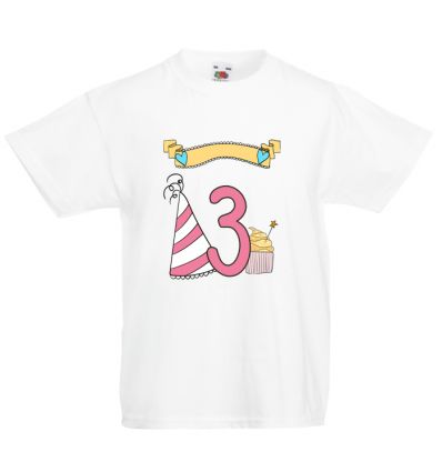Koszulka urodzinowa - 3 latka