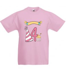 Koszulka urodzinowa - 4 latka