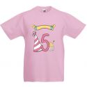 Koszulka urodzinowa - 5 lat