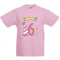 Koszulka urodzinowa - 6 lat