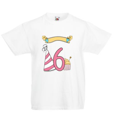 Koszulka urodzinowa - 6 lat