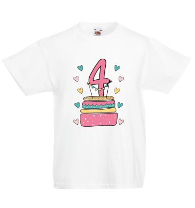 Koszulka urodzinowa - 4 latka