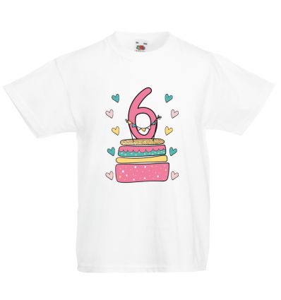 Koszulka urodzinowa - 6 lat