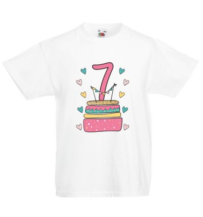 Koszulka urodzinowa - 7 lat