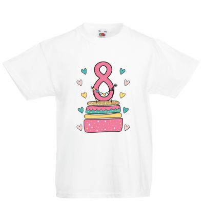 Koszulka urodzinowa - 8 lat