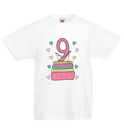 Koszulka urodzinowa - 9 lat