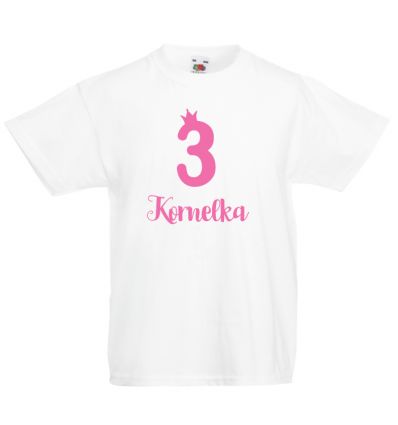 Koszulka na 3 latka z imieniem